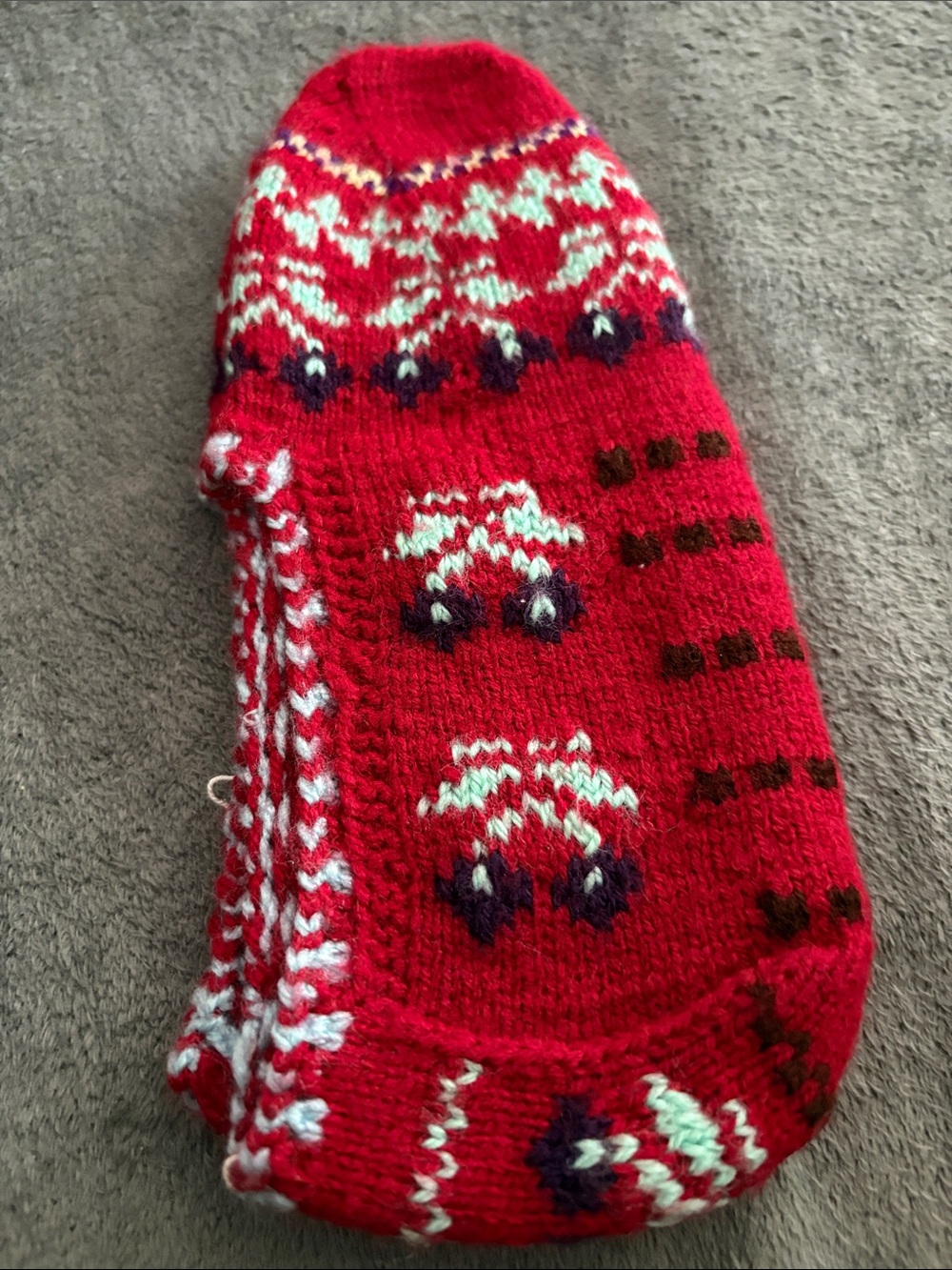 Red Small Pet Sweater - Cozy Knit for Small Pets handmade